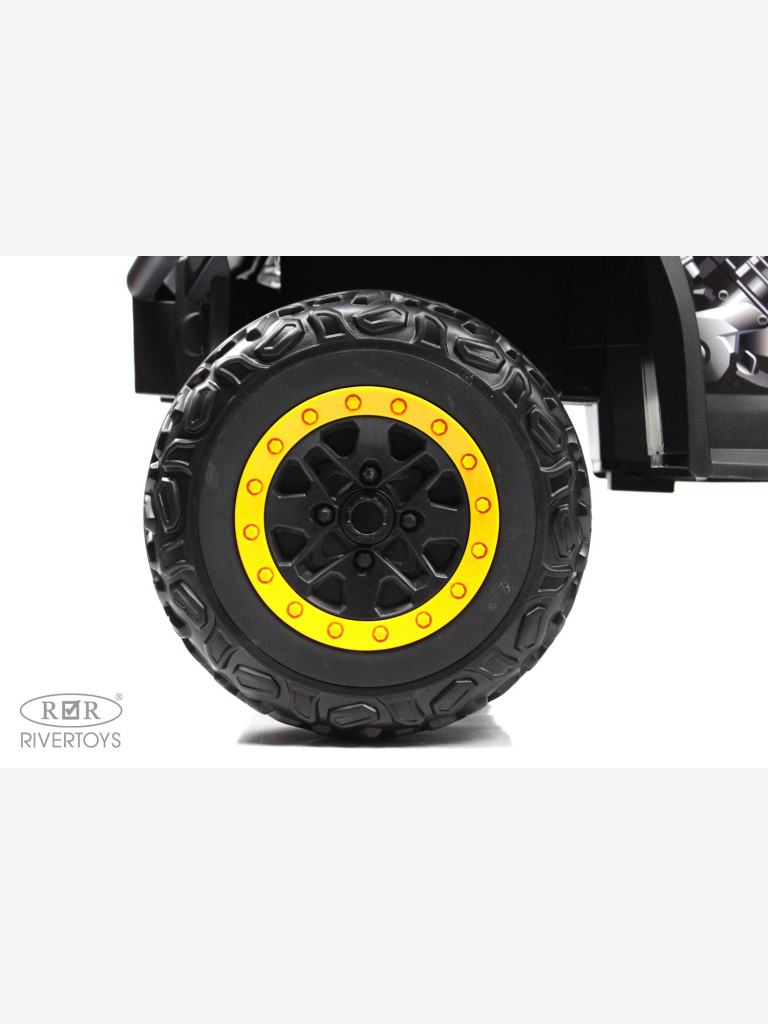 Детский электроквадроцикл RIVERTOYS T001TT 4WD желтый