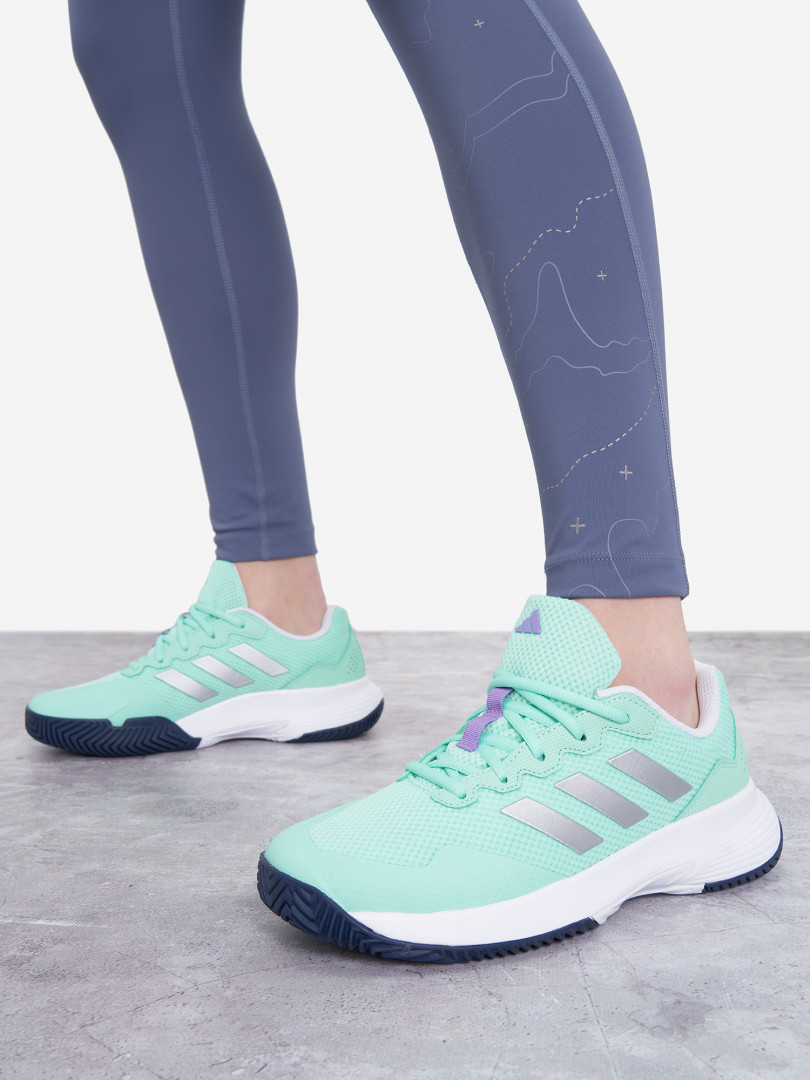 Кроссовки женские adidas Gamecourt 2 28576500299 Зеленый, размер 38,37.5,37,36.5,35.5,36, фото 2