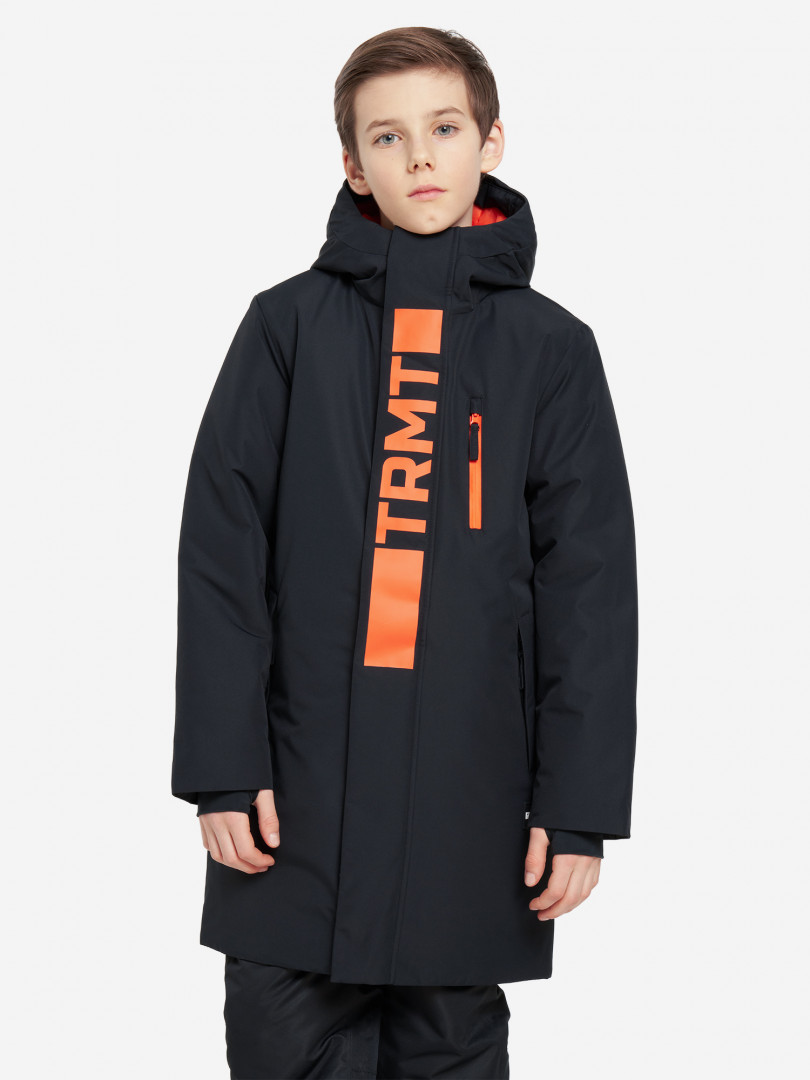 фото Пальто утепленное для мальчиков termit, черный