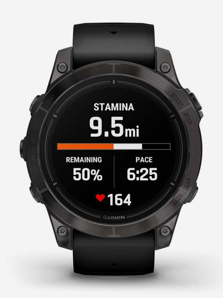 Спортивные часы Garmin EPIX PRO (Gen 2) Sapphire Edition 47 мм, титановый, угольно-серый DLC, черный ремешок