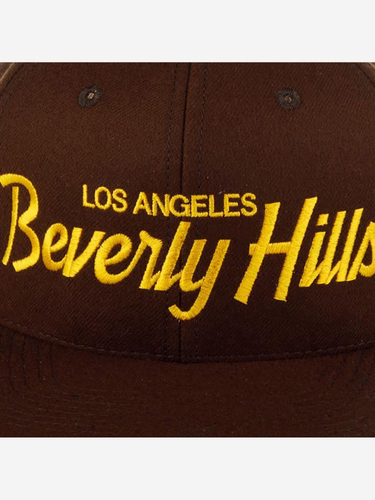 Бейсболка с прямым козырьком HOOD 100-MWL001-CA003-ST Beverly Hills, CA
