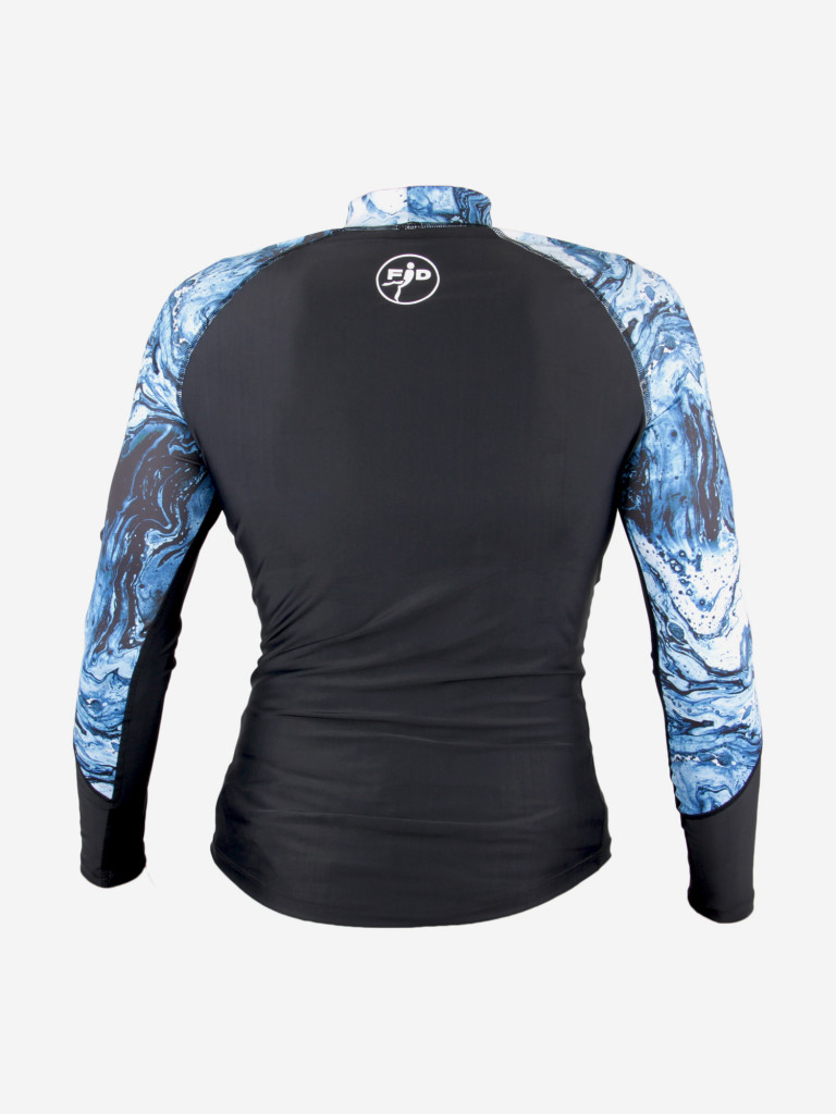 Майка лайкровая мужская Marble Blue FANDIVER
