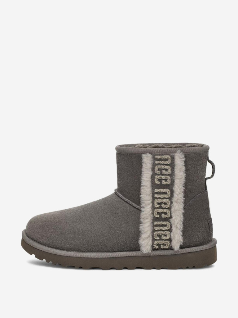 Ботинки утепленные UGG Classic Mini Shearling Logo
