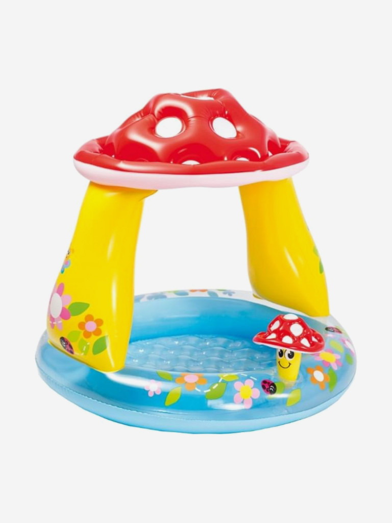 Надувной детский бассейн Intex Mushroom Baby 57114 (102x89см)