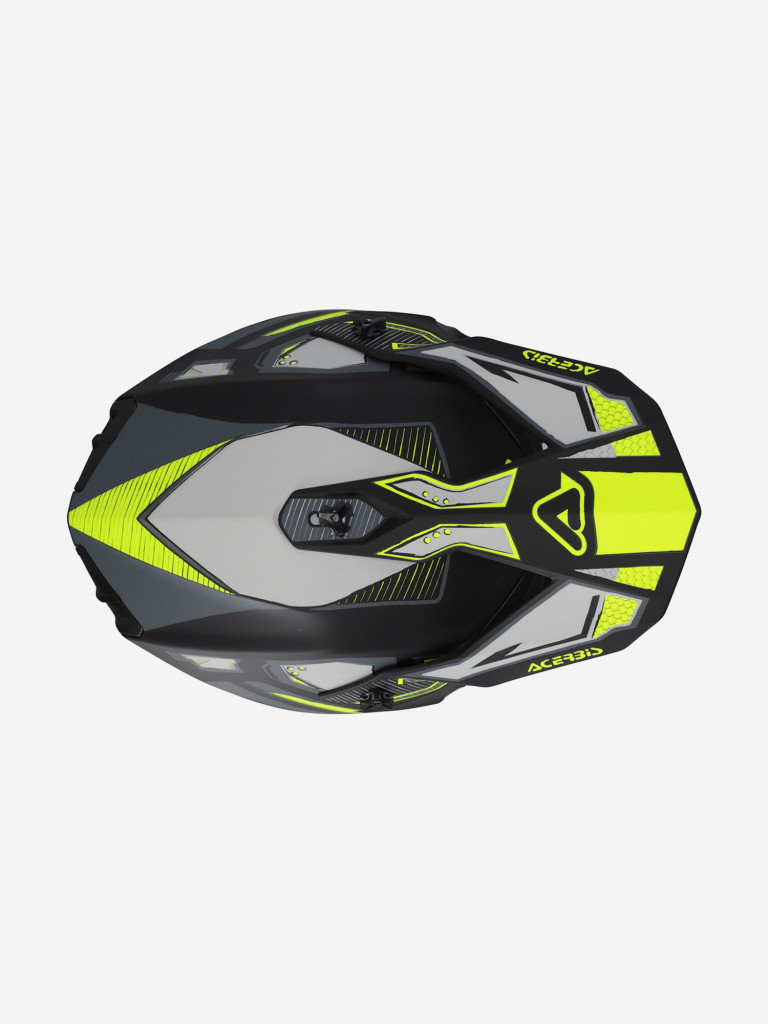 Мотошлем Кроссовый взрослый Acerbis LINEAR 22-06 Black/Fluo-Yellow