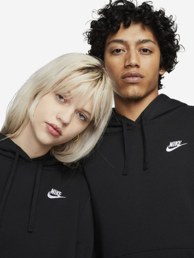 Толстовка женская Nike W NSW CLUB FLC PO HDY STD