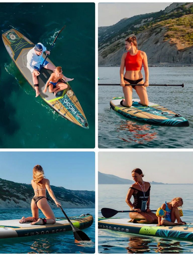 Надувная SUP-доска HICOO Blue Coast STD, 11' 335*86*15 см сапборд