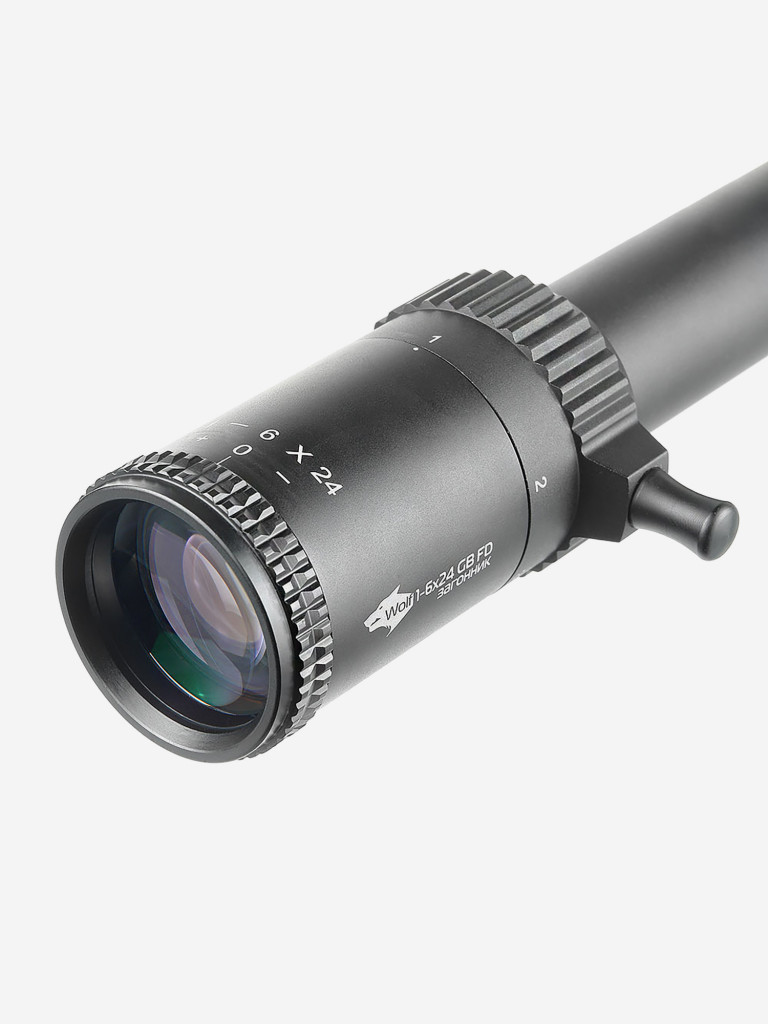 Прицел оптический Veber Wolf 1-6x24 GB FD Загонник