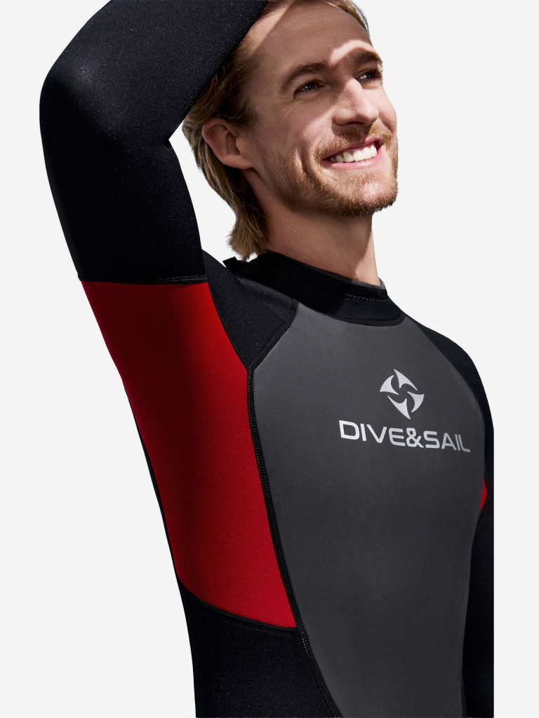 Гидрокостюм DIVE&SAIL мужской неопреновый 3 мм