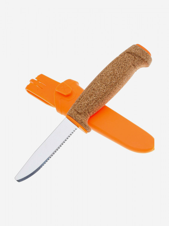 Нож охотничий Morakniv Floating Knife SRT Safe тактический, туристический, без острия, нержавеющая сталь, 94 мм