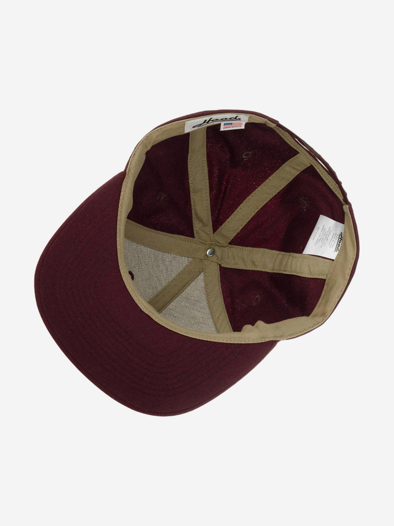 Бейсболка с прямым козырьком HOOD 100-MWL002-MA002-OX Cambridge, MA