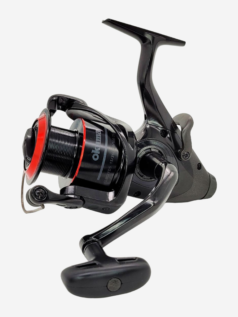 Катушка для спиннинга Okuma Ceymar Baitfeeder 340, катушка для удочки с байтранером, с дополнительной шпулей