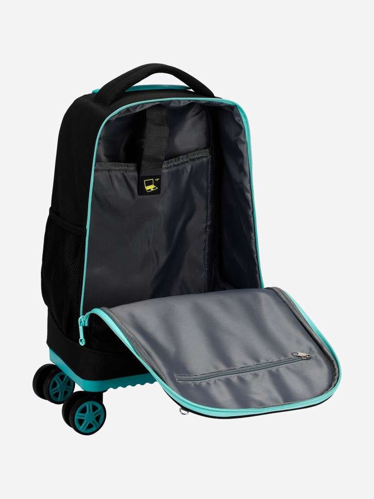 Чемодан детский BEYOND TIME D06 Череп-диджей черный