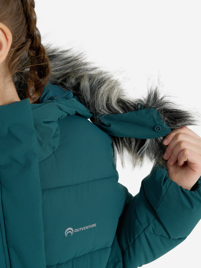 Пуховик для девочек Outventure
