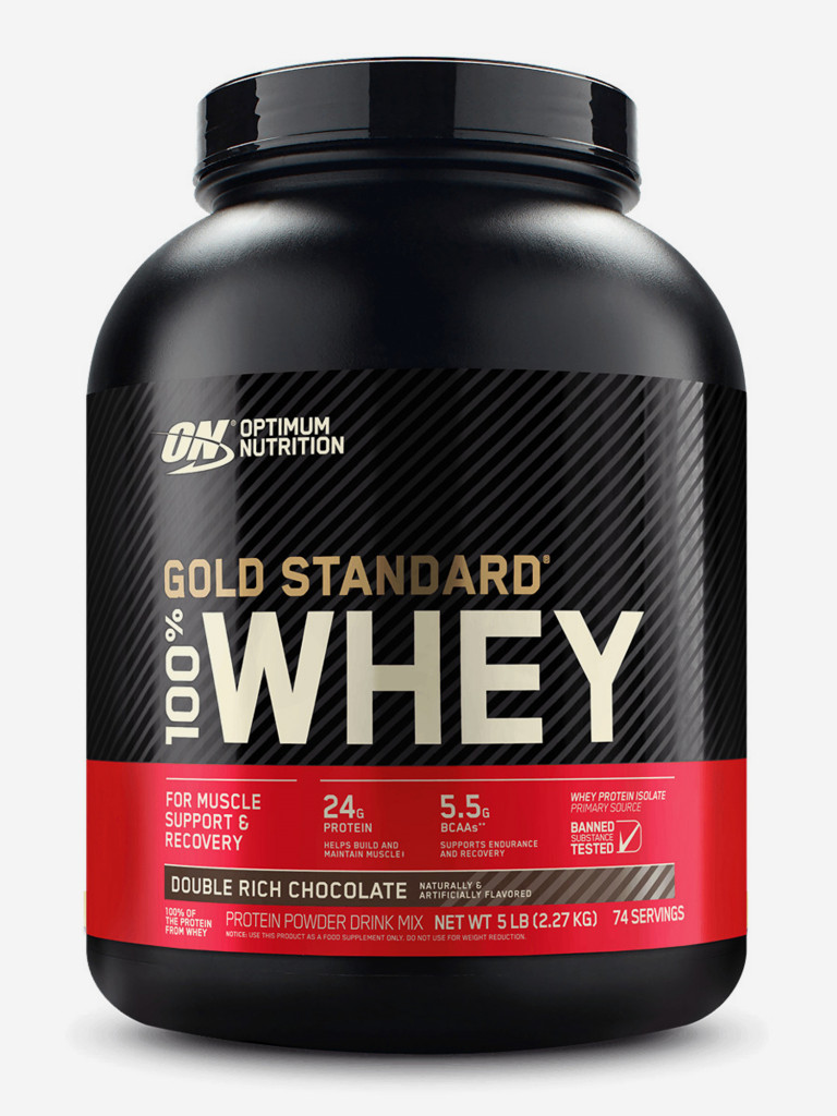 Протеин Optimum Nutrition Gold Standard Whey, 2270 г, Двойной богатый шоколад