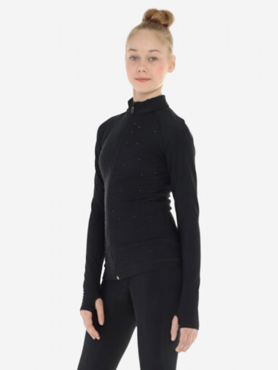 Термокофта спортивная для фигурного катания «Нуар» IceDress