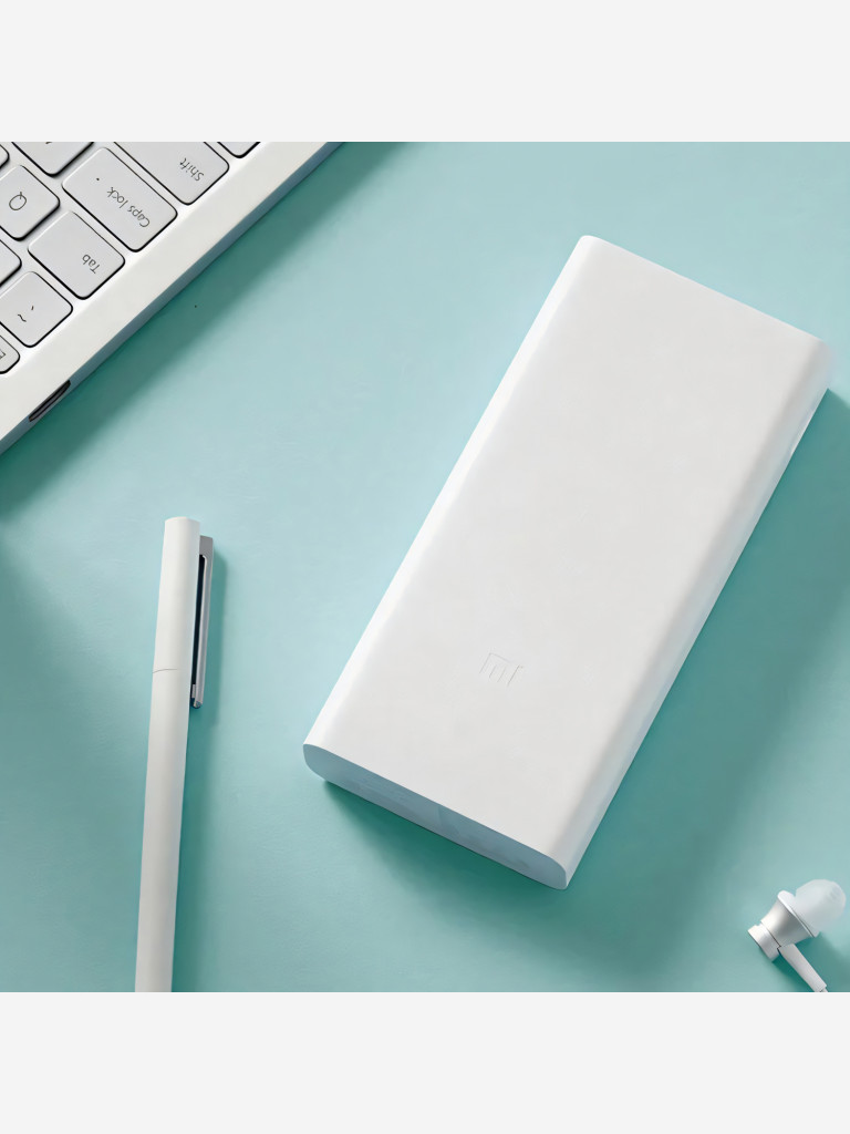 Внешний аккумулятор Xiaomi Mi Power Bank 3 20000 mAh, Type-C, White, CN
