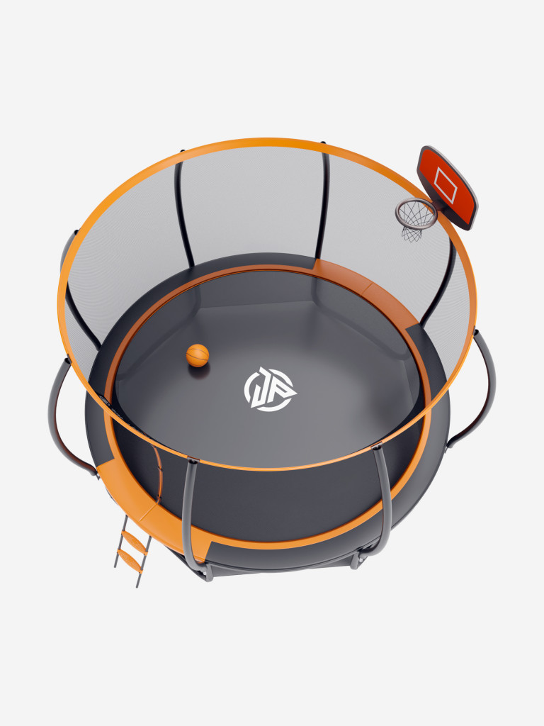 Каркасный батут Jump Power 14 ft Pro Inside Basket Orange