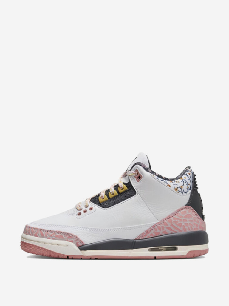 Кроссовки унисекс Nike Jordan 3 Retro Vintage Floral GS