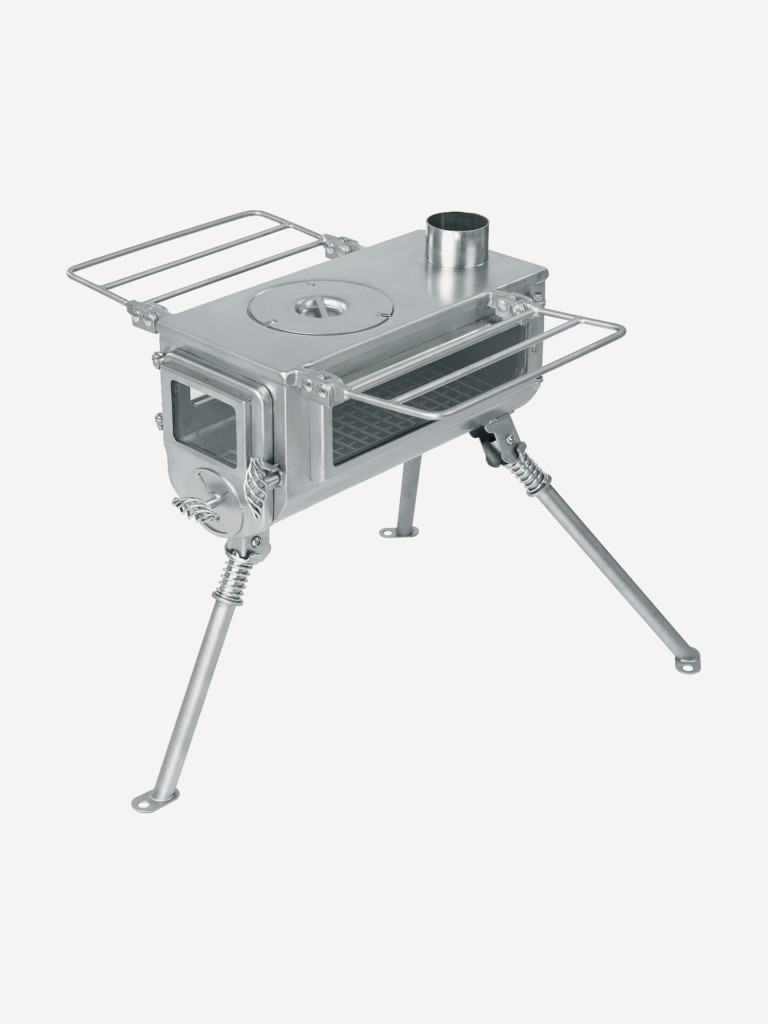 Печь-камин для палатки Winnerwell Woodlander Small Double View D53 мм, нерж. ст. AISI 304