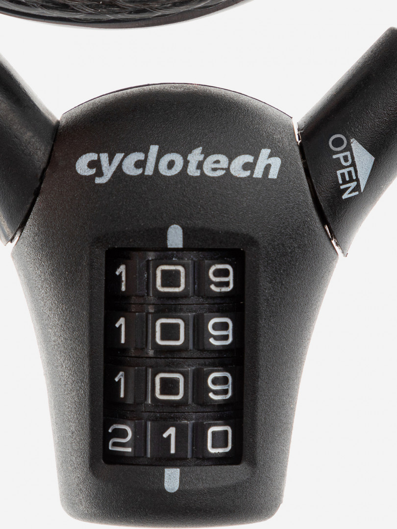 фото Замок велосипедный кодовый cyclotech clk-3, черный