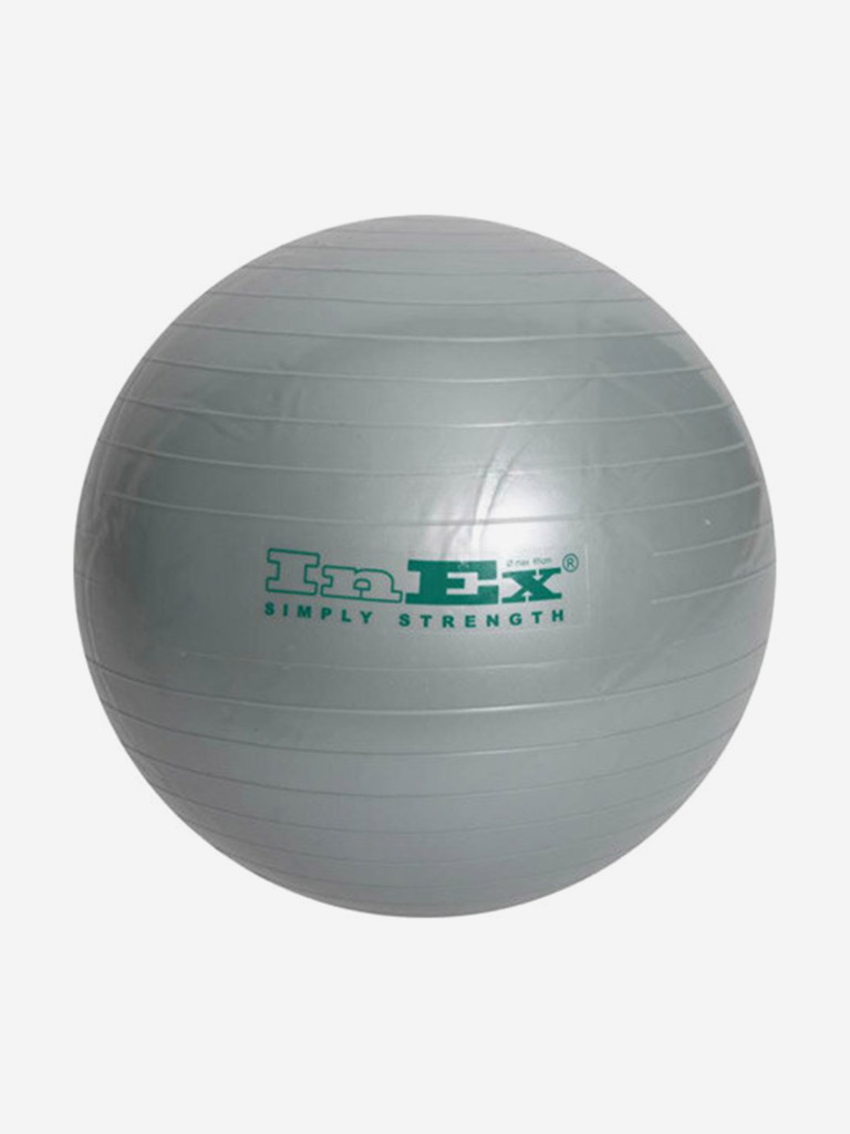 Гимнастический мяч Swiss Ball INEX, серый, 23605