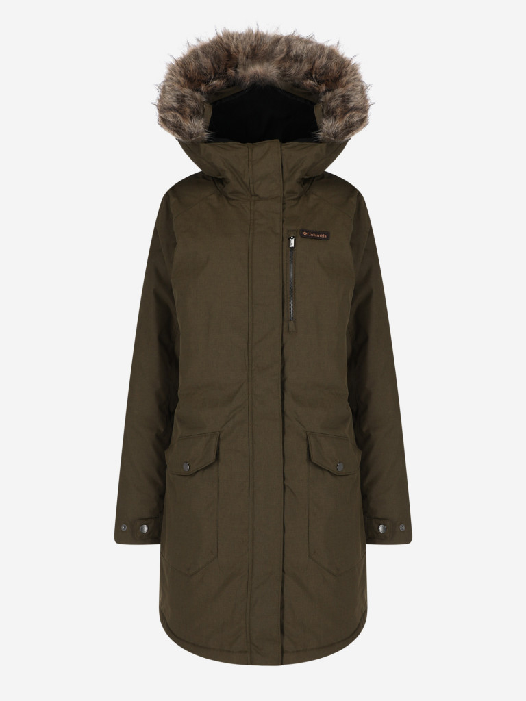 Columbia COAT Suttle Mountain™ Lange geïsoleerde jas bruin S WOMAN, Camel Brown, S, Camel Bruin, S