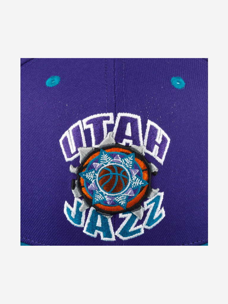Бейсболка с прямым козырьком MITCHELL NESS HHSS5146-UJAYYPPPPURP Utah Jazz NBA (фиолетовый)