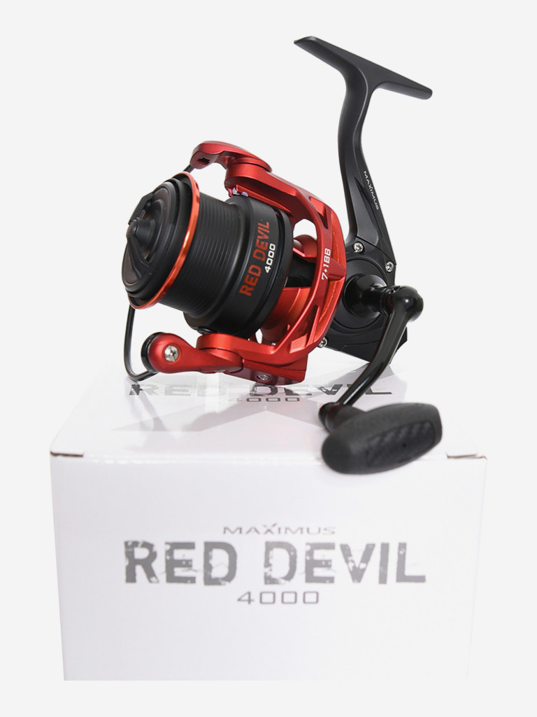 Катушка безынерционная фидерная Maximus Red Devil 4000 (7+1 подшипников)