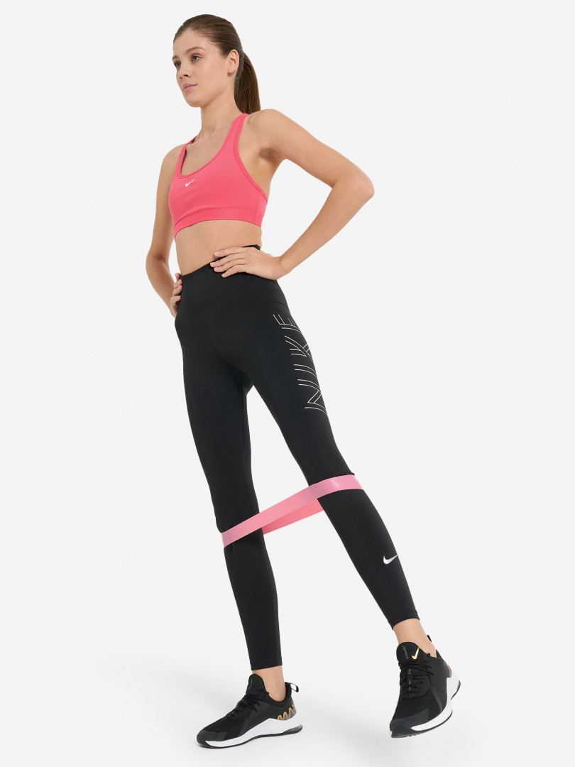 фото Спортивный топ бра nike swoosh, розовый