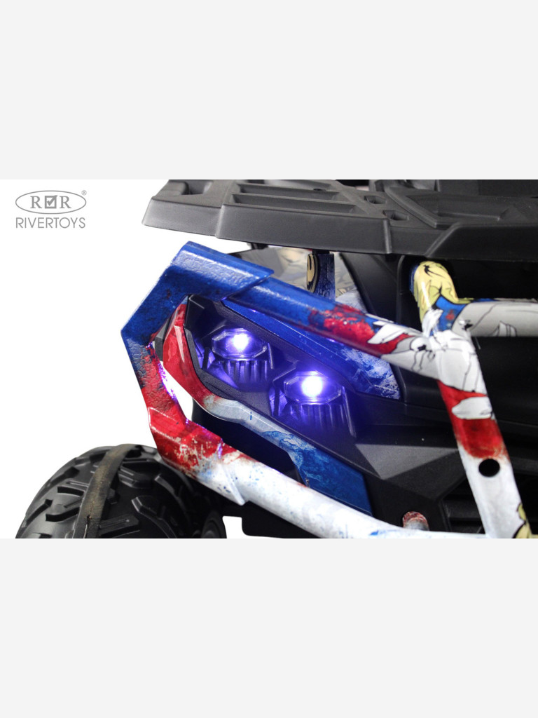 Детский электроквадроцикл RIVERTOYS Z111ZZ русский медведь