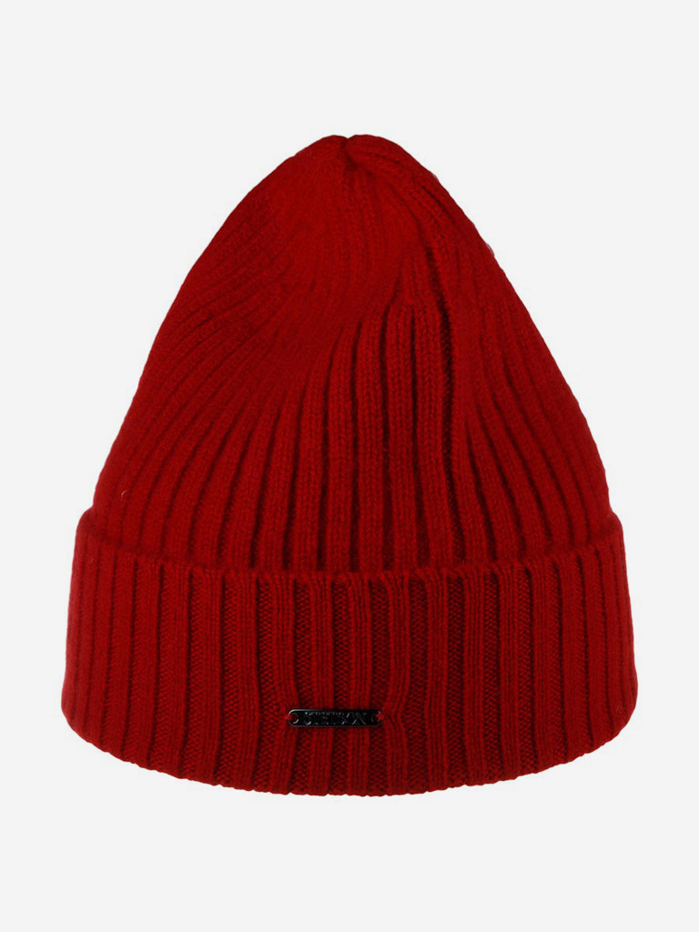 Шапка с отворотом STETSON 8599211 BEANIE CASHMERE (красный)
