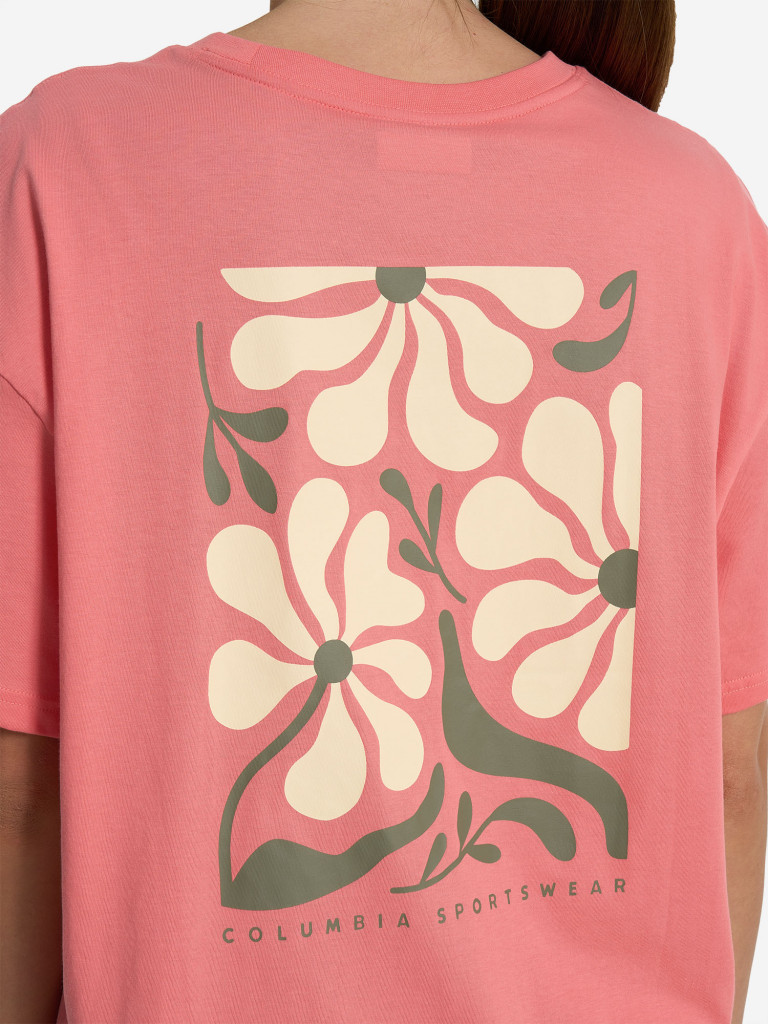 Футболка женская оверсайз Columbia Rolling Bend Graphic Oversized Tee