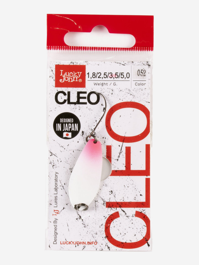Блесна колеблющаяся Lucky John CLEO, колебалка LJCL35-052 длиной 34 мм, вес 3,5 г