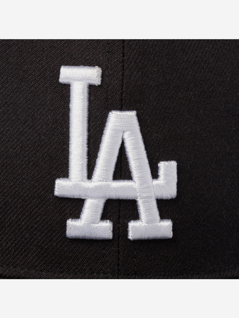 Бейсболка с прямым козырьком 47 BRAND B-NSHOT12WBP-BKWH Los Angeles Dodgers MLB