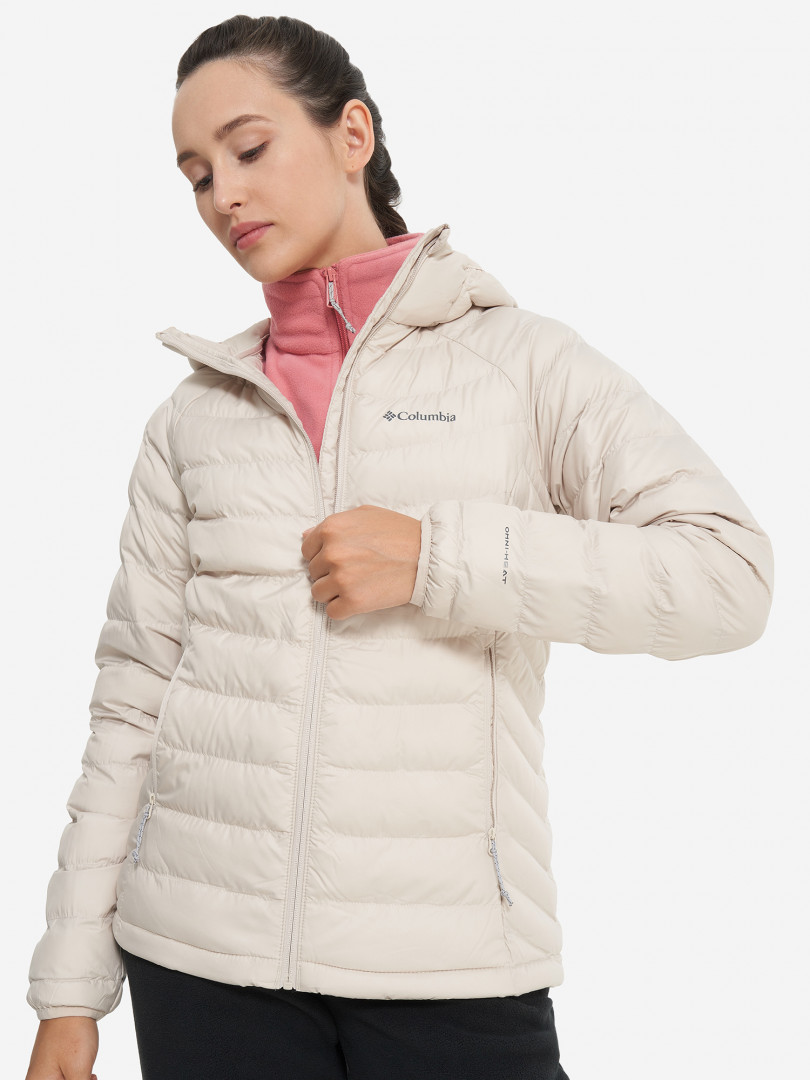 Пуховик женский Columbia Powder Lite II Hooded Jacket Бежевый 11199₽