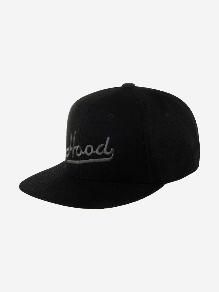 Бейсболка с прямым козырьком HOOD 100-MWL002-HD001-BKA Hood V (черный)