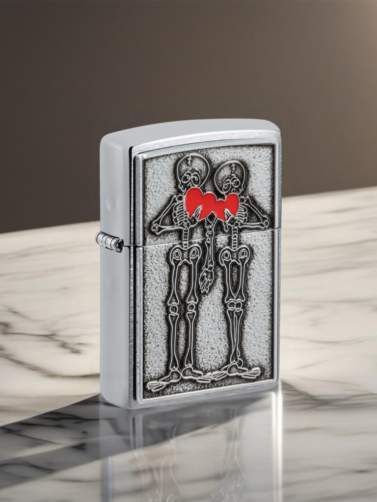 Зажигалка бензиновая ZIPPO 48688 Couple Love Emblem