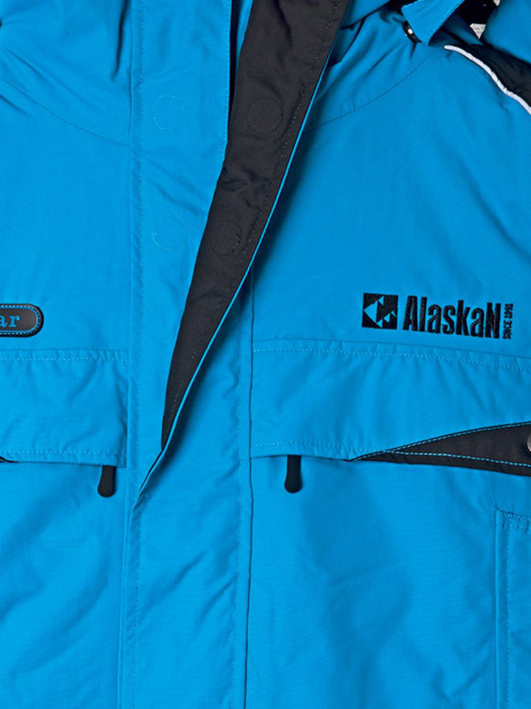 Костюм зимний Alaskan New Polar M синий/черный (куртка+полукомбинезон) для рыбалки и охоты