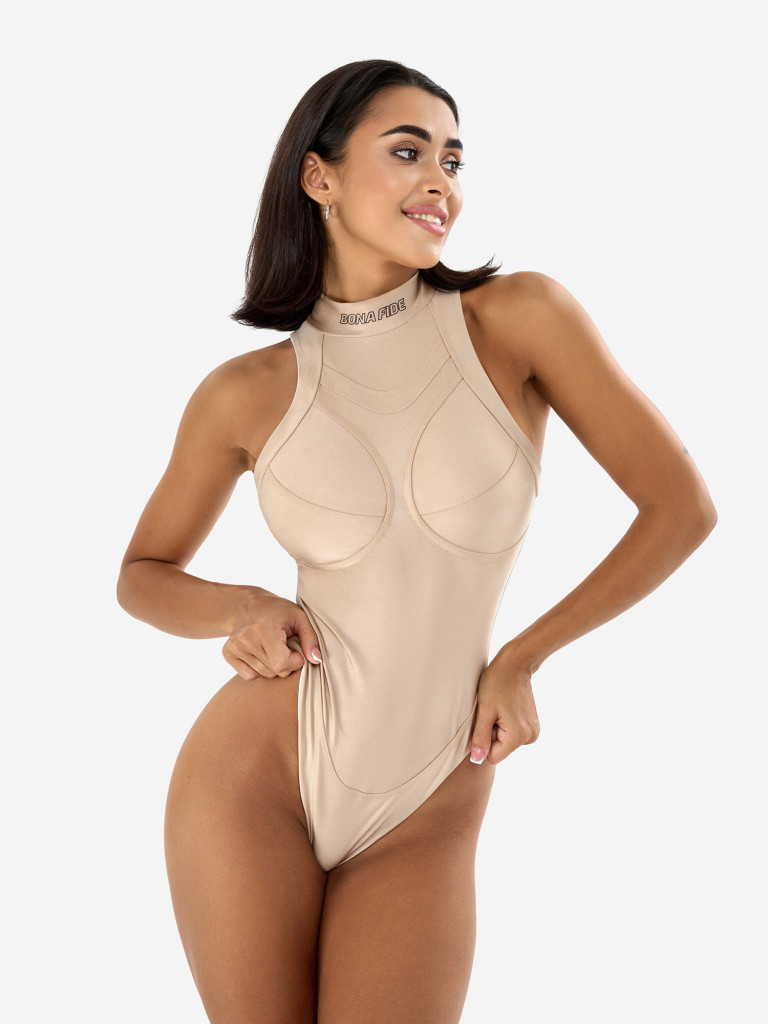 Боди женское Bona Fide: Atomic Body "Beige"