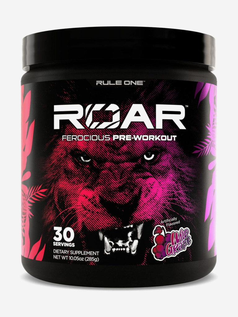 Предтренировочный комплекс Rule 1 ROAR, 285 г, Виноград