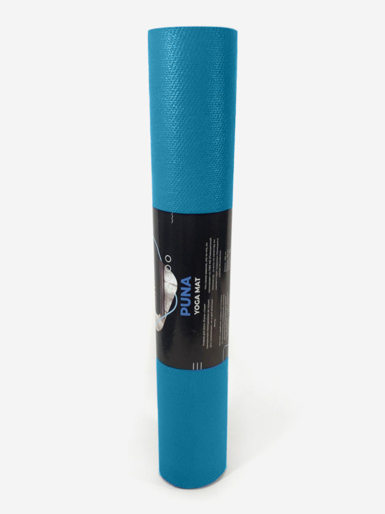 Коврик RamaYoga для йоги Puna 1.3 голубой, 42059