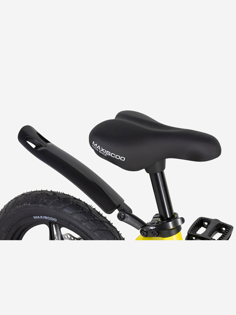 Велосипед детский Maxiscoo SPACE Deluxe Plus 14'' желтый матовый, 2026