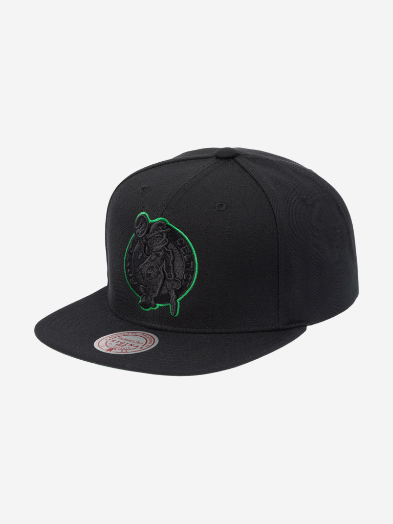 Бейсболка с прямым козырьком MITCHELL NESS HS9626-BCEBLCK Boston Celtics NBA (черный)