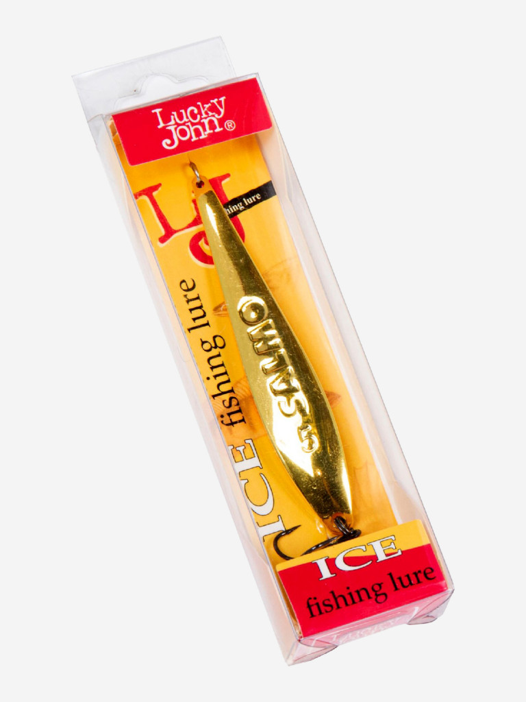 Блесна вертикальная зимняя Lucky John S-5 с тройником, вес 17 г