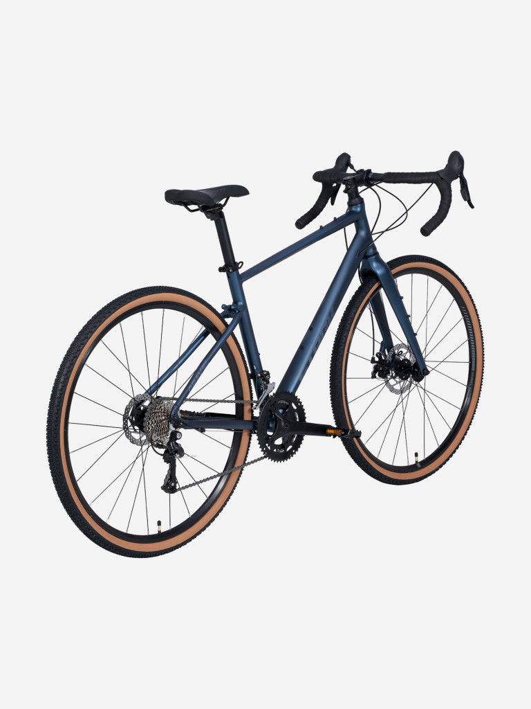 Велосипед Stark'25 Gravel 700.3 D грозовой матовый/сине-серый M/L 58