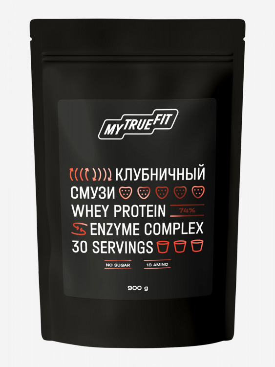 Коктейль протеиновый Mytruefit Клубничный смузи , 900 г
