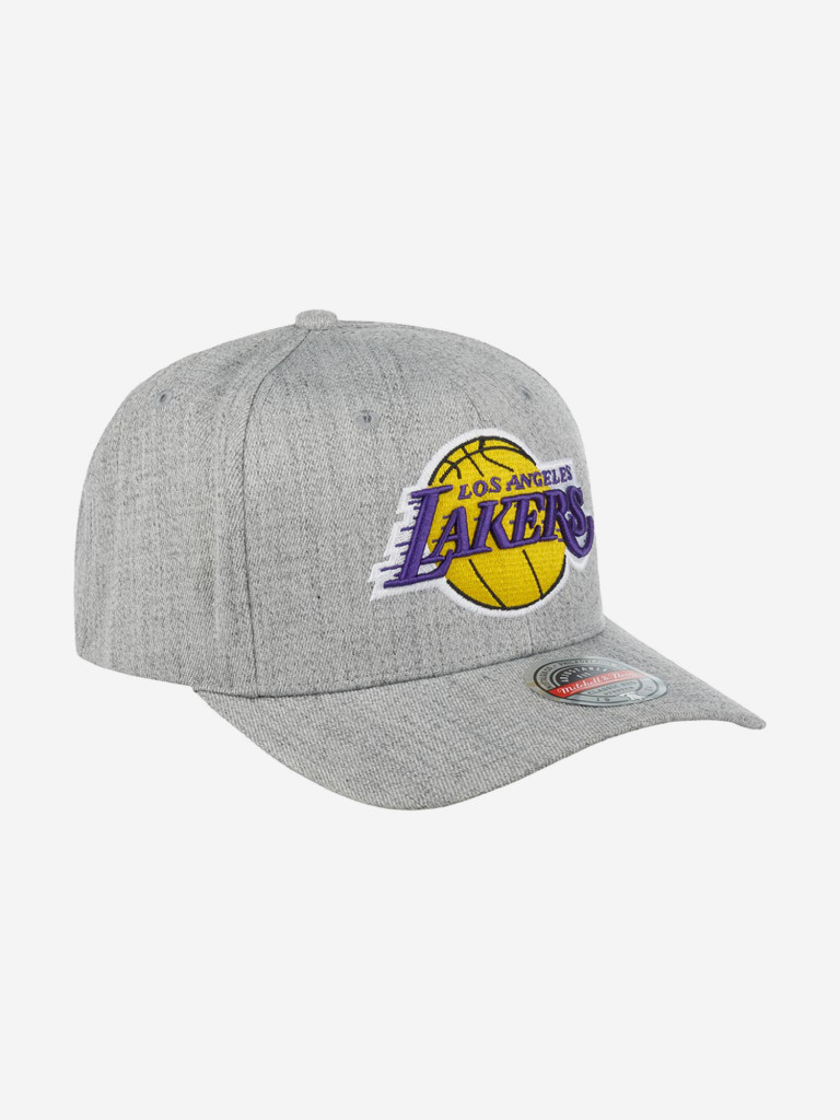 Бейсболка MITCHELL NESS HHSS3273-LALYYPPPGYHT Los Angeles Lakers NBA (серый)