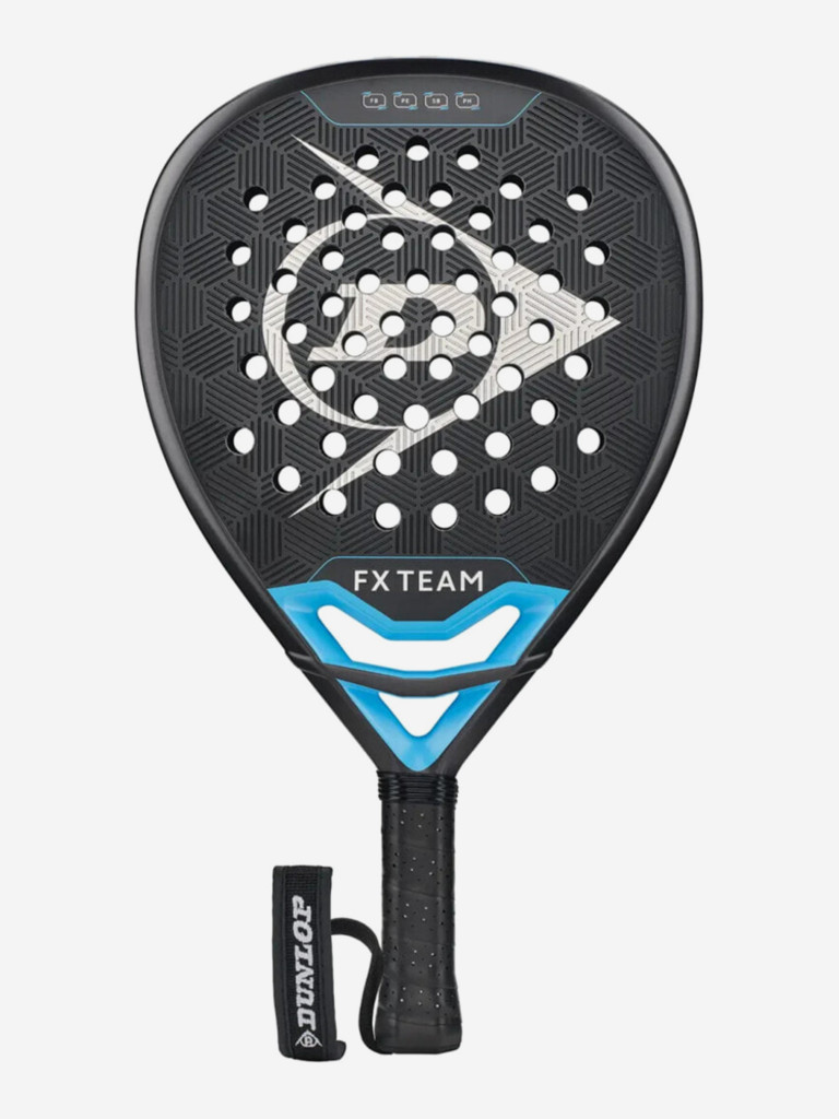 Ракетка для падел-тенниса Dunlop FX Team Gun Metal Cyan Metallic