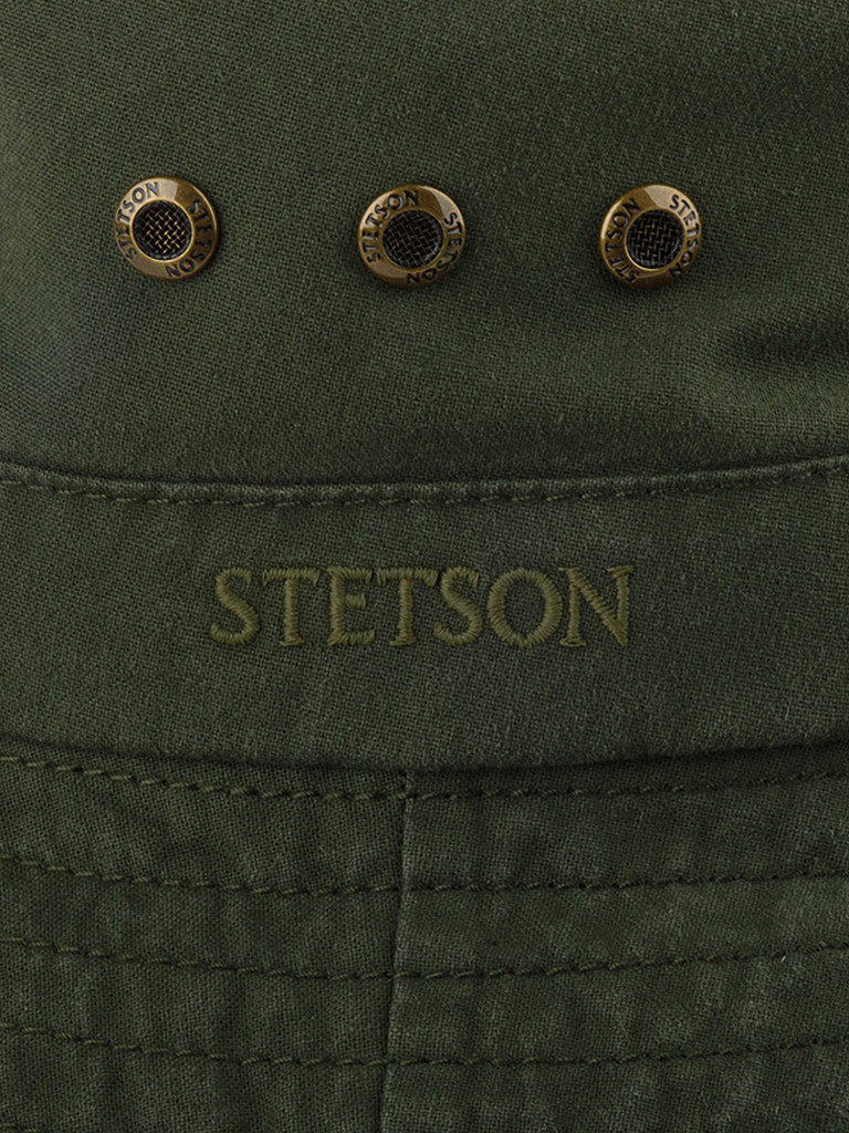 Панама STETSON 2811101 BUCKET DELAVE (оливковый)
